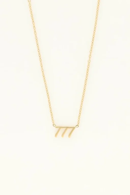 Angel Number 777 Ketting