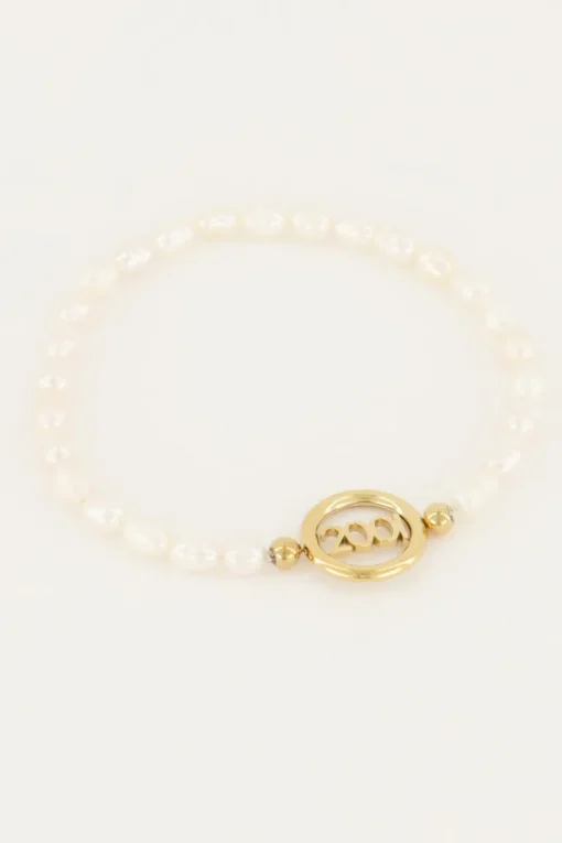 Armband Jaartal Parels