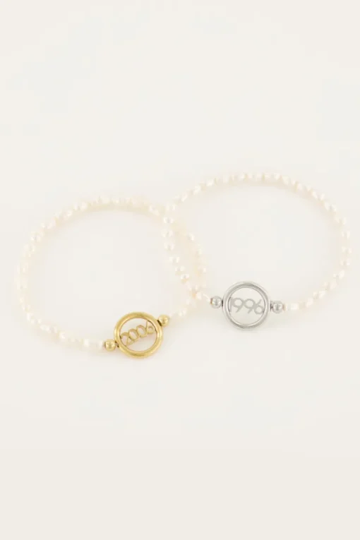 Armband Jaartal Parels