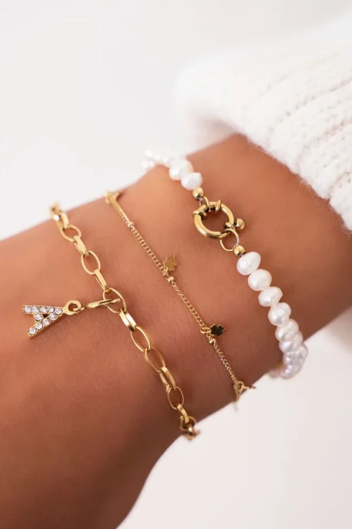 Armband Klavertjes
