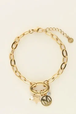 Armband Met Bedels & Parel