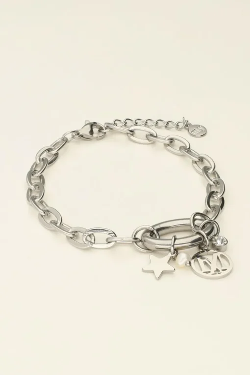 Armband Met Bedels & Parel