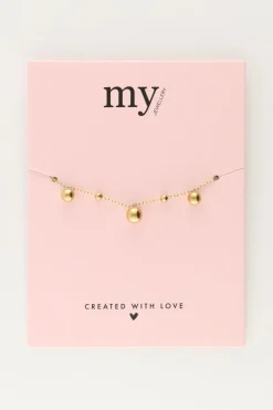 Armband Met Bolletjes Bedels