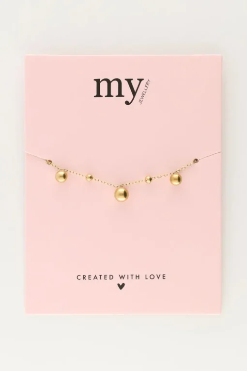 Armband Met Bolletjes Bedels