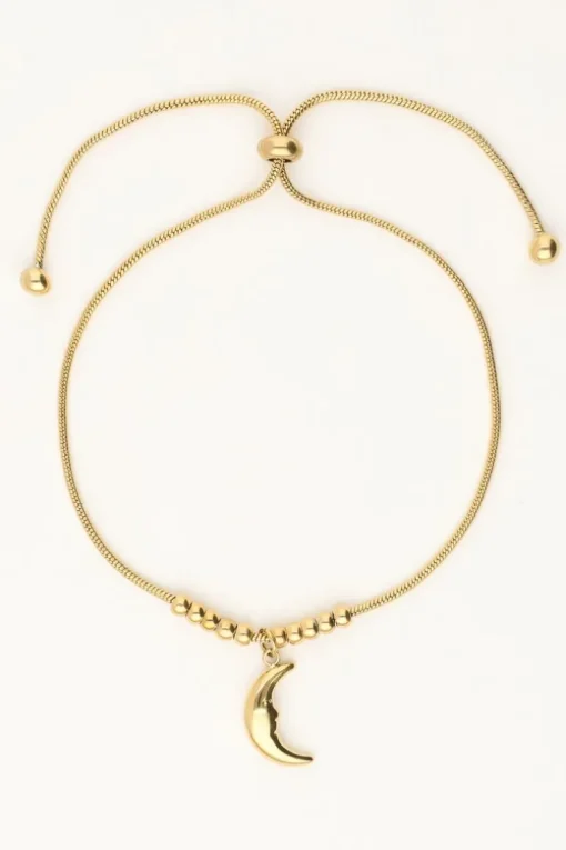 Armband Met Bolletjes En Maantje