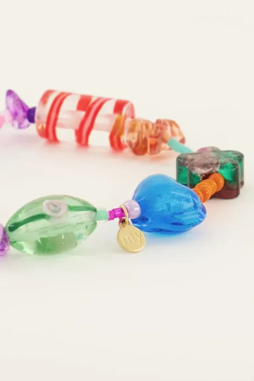 Armband Met Diverse Multikleur Kralen