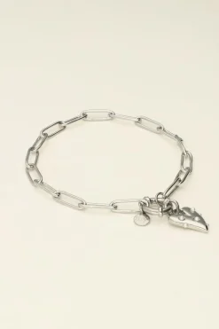 Armband Met Groot Hart En Parels