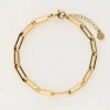 Armband Met Grote Vierkante Schakels