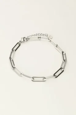 Armband Met Grote Vierkante Schakels