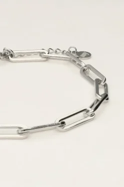 Armband Met Grote Vierkante Schakels