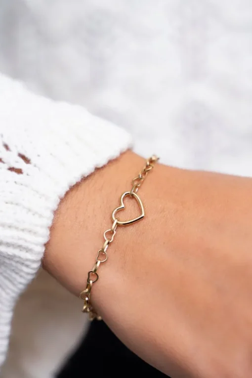 Armband Met Klein Open Hart