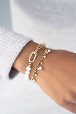 Armband Met Kleine Munten En Parels