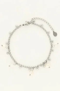 Armband Met Kleine Munten En Parels