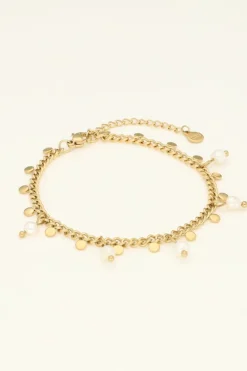 Armband Met Kleine Munten En Parels