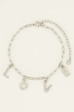 Armband Met Love Letters & Strass