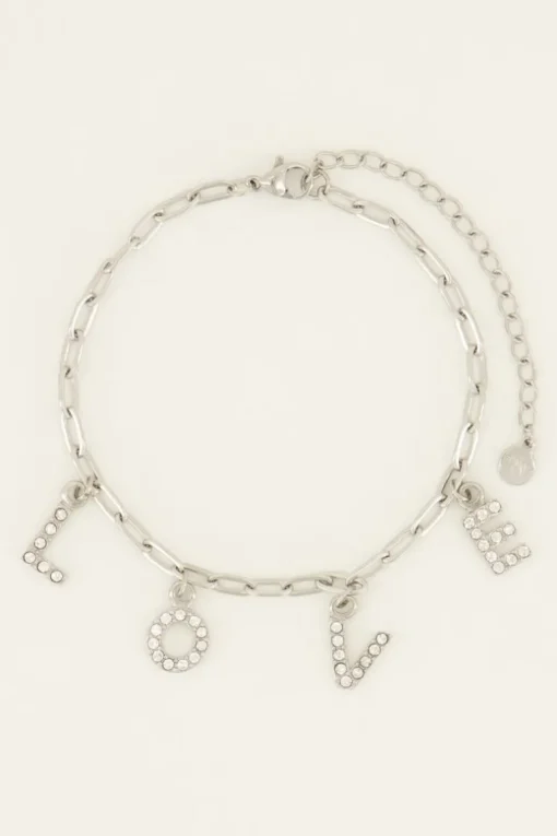 Armband Met Love Letters & Strass