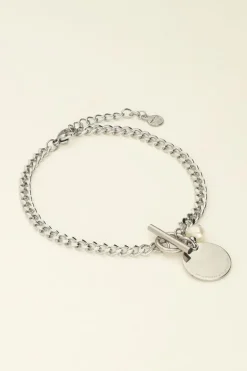 Armband Met Munt & Parel