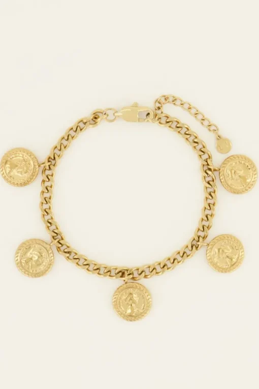 Armband Met Munten Bedels