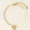 Armband Met Schakels & Parel