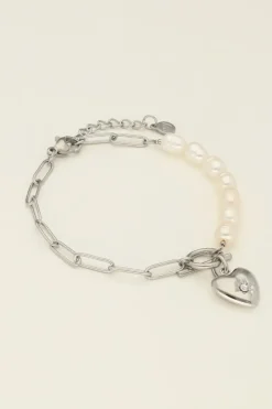 Armband Met Schakels & Parel