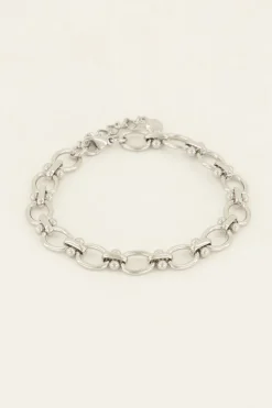 Armband Met Schakels En Bolletjes