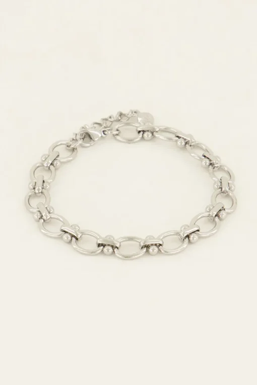 Armband Met Schakels En Bolletjes