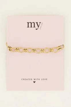 Armband Met Schakels En Bolletjes