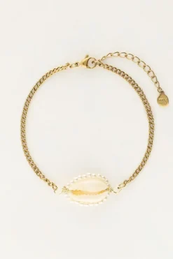 Armband Met Schelp En Parels