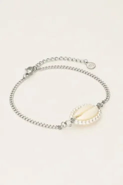 Armband Met Schelp En Parels