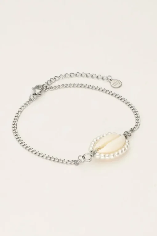 Armband Met Schelp En Parels