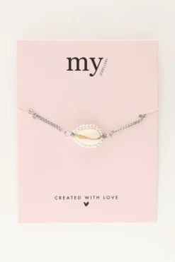 Armband Met Schelp En Parels