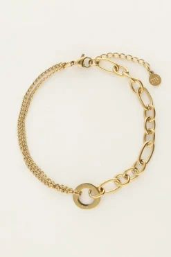 Armband Met Verschillende Schakels ''Love''