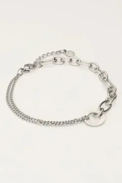 Armband Met Verschillende Schakels ''Love''
