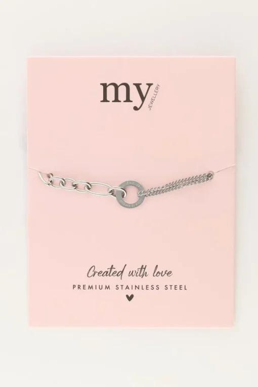Armband Met Verschillende Schakels ''Love''