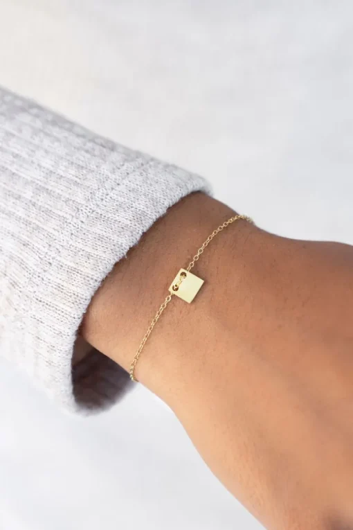 Armband Met Vierkantje