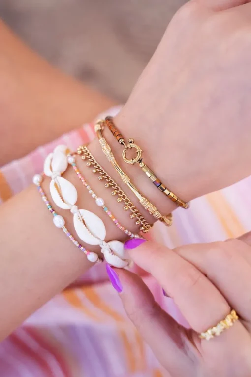 Armband/enkelbandje Schelpen