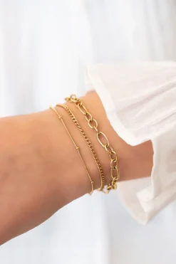 Armbandje Drielaags Bolletjes