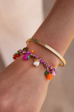 Art Paarse Touw Armband Tutti Frutti