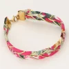 Art Roze Armband Met Gevlochten Look