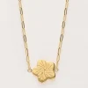Art Schakelketting Met Bloem