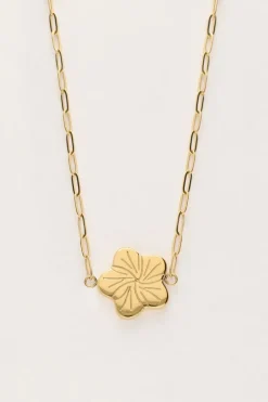 Art Schakelketting Met Bloem