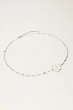 Art Schakelketting Met Bloem
