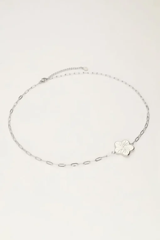 Art Schakelketting Met Bloem