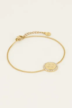 Atelier Armband Met Ronde Strass Bedel