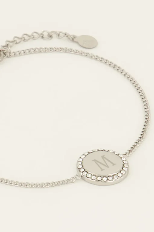 Atelier Armband Met Ronde Strass Bedel