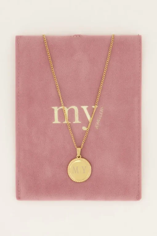 Atelier Korte Ketting Met Ronde Bedel