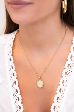 Atelier Korte Ketting Met Ronde Bedel