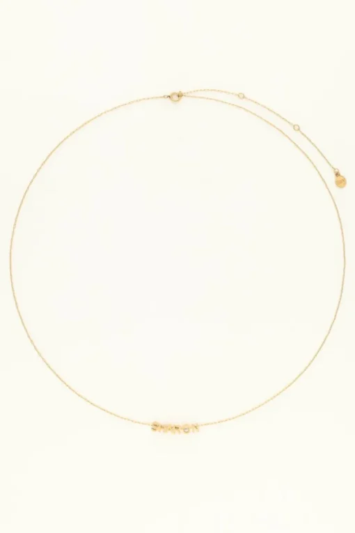 Atelier Lange Ketting Met Initials