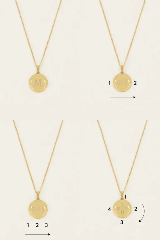 Atelier Lange Ketting Met Ronde Bedel