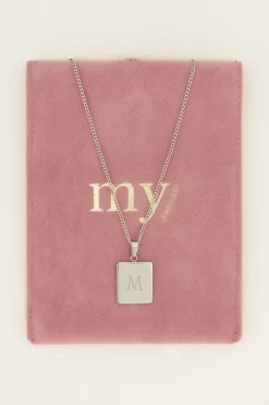Atelier Lange Ketting Met Vierkante Bedel